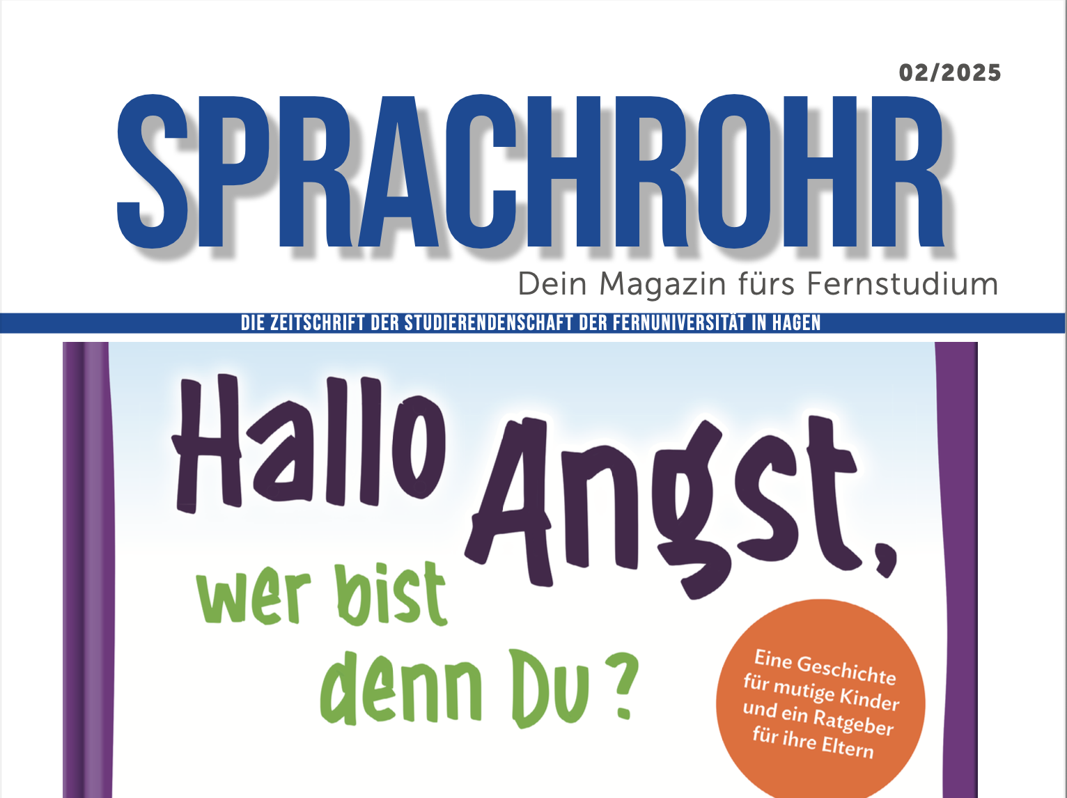 Titelbild der Sprachrohrausgabe 2/2025
