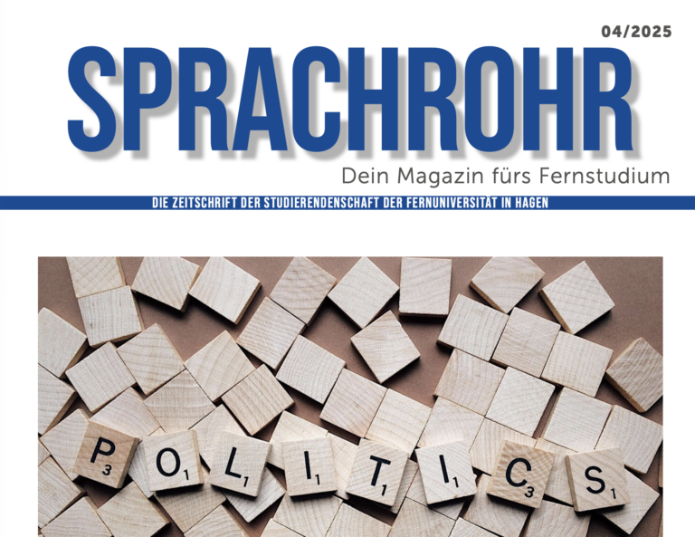 Das Sprachrohr Cover der 4. Ausgabe 2025